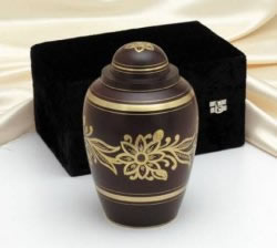 Picture of product Mahogany Bouquet Urn - 304-10