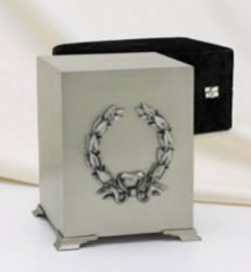 Picture of product Brushed Pewter Urn - 707