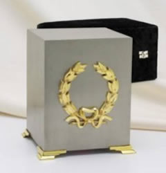 Picture of product Brushed Pewter Urn - 708