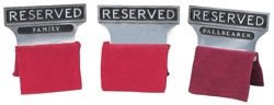 Picture of product Reserved Seat Signs - Aluminum  - CC305-R