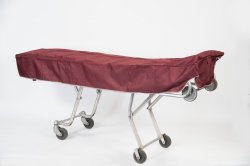 Picture of product Mortuary Cot Cover - Unlined Burgundy - FCC-1
