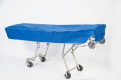 Picture of product Mortuary Cot Cover - Unlined Blue - FCC-2