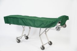 Picture of product Mortuary Cot Cover - Lined Forest Green - FCC-3L